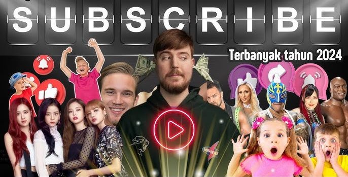 YouTuber dengan Subscriber Terbanyak di Dunia